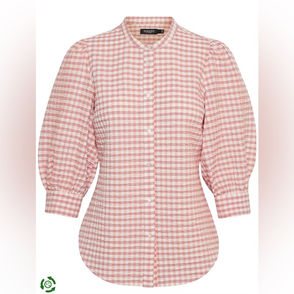 NWT Soaked in Luxury button up - Picture 5 of 6